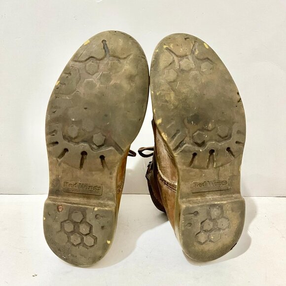 Vintage Redwing Boots Brown 8 Preowned Good Condition - Picture 5 of 10